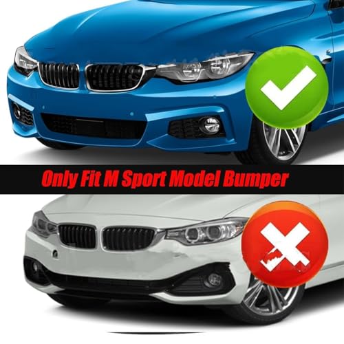 Splitter lèvre avant BMW F32 F33 F36 M Sport 2014-2020 noir laqué