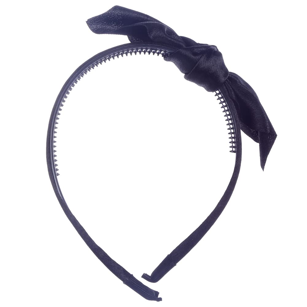 Jewelz Bow Winner Matte Black Ribboned Adjustable Satin Hairband for Young Girls and Teens| Hair Band, Resizable for Kids, Baby and Infants (B0BB1Z32SB) Amazon Price History, Amazon Price Tracker