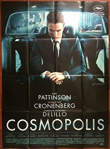 Affiche COSMOPOLIS David CRONENBERG Robert PATTINSON Paul GIAMATTI 120x160cm