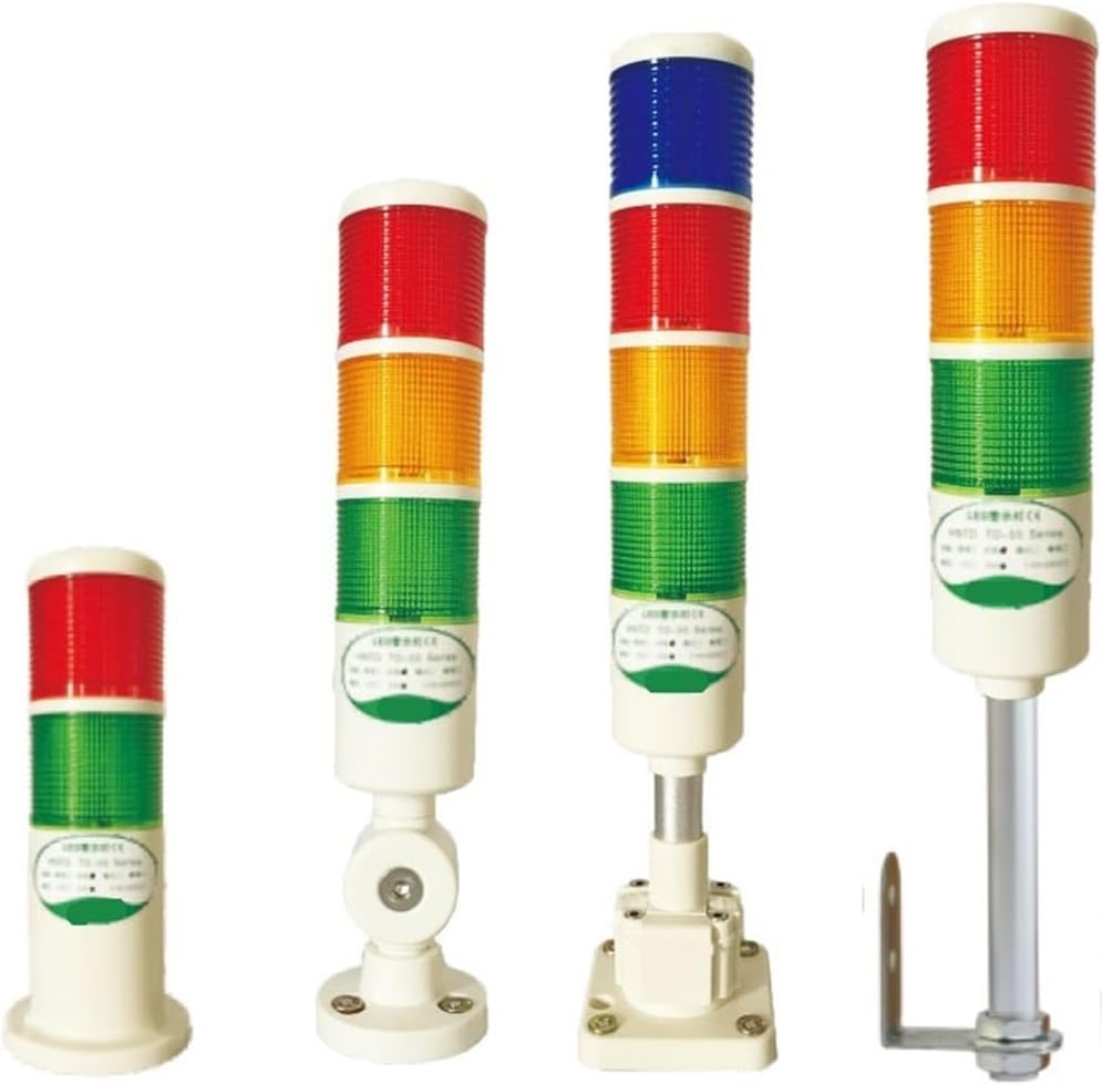 1pcs 24V DC LED Pilot Light Signal Lamp CNC Machine Working Warning Indicator Light TD55(2T24V)