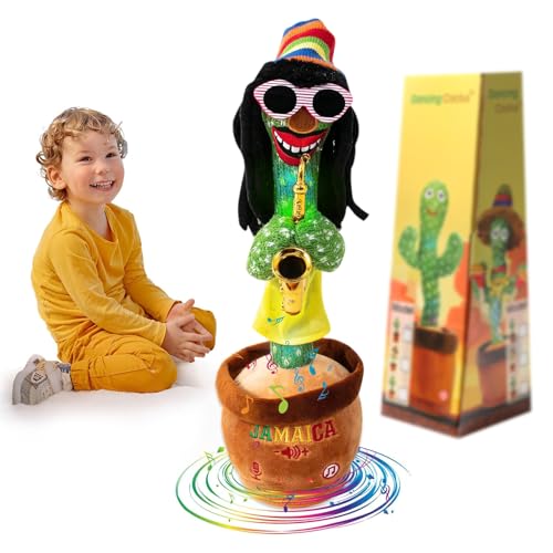 MIAODAM Dancing Cactus, Talking Plush Toy...