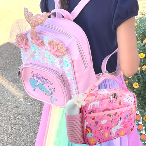 Sac à déjeuner isotherme pour enfants filles et garçons école et garderie - 7