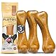 Käse und Huhn Kauknochen für Hunde | Käseknochen Hund aus Käse und Huhn | Langanhaltende Kausnacks für Hunde jeder Größe | Käsestangen | Gesunde Hund Knochen für Zahnpflege und Kauspaß