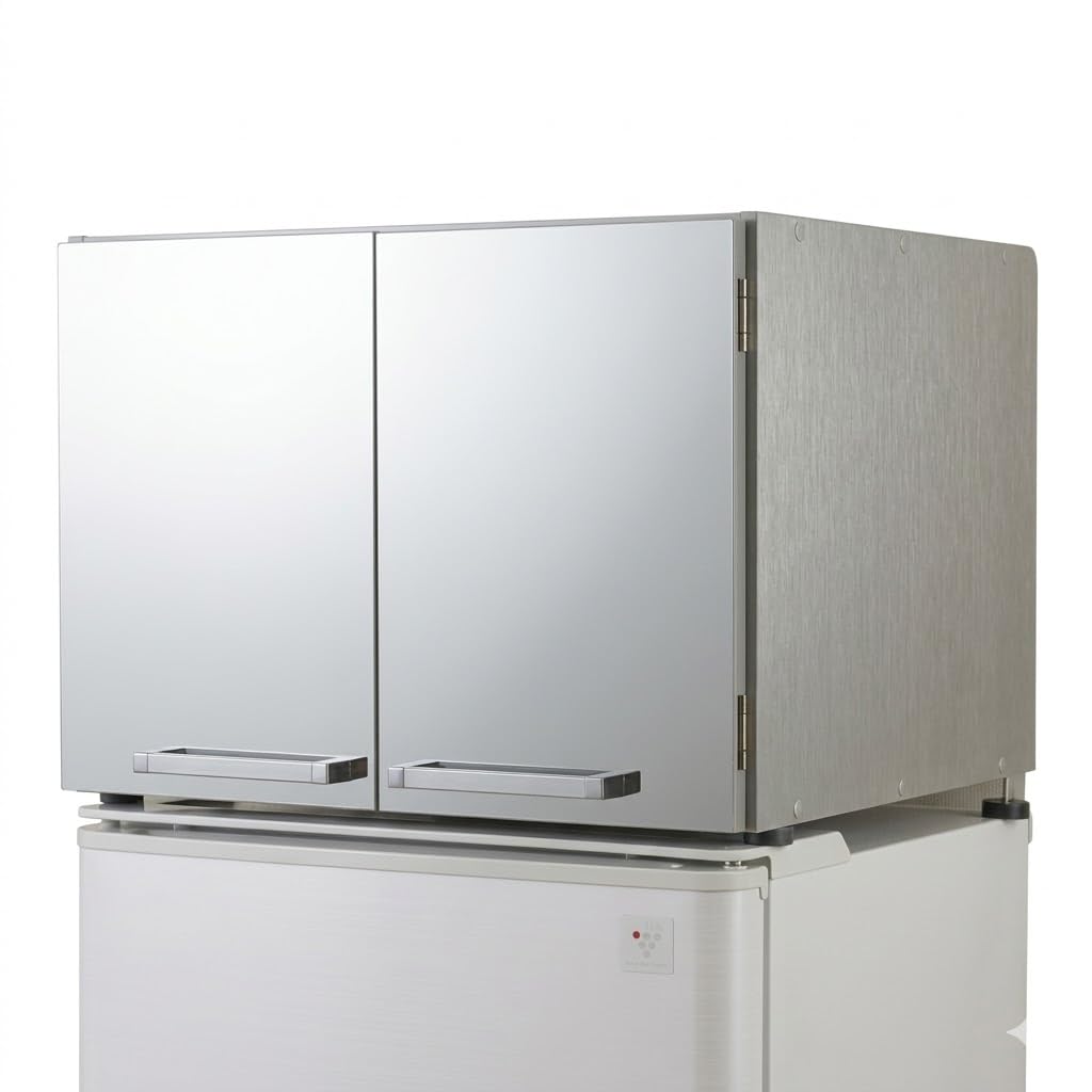 冷蔵庫　※棚が画像の通り1枚です。 冷蔵庫ラック 可動棚付き (幅60cm WH) | ニトリネット【公式】 家具