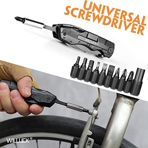Willuck Gifts For Men,Multitool Pocket Knife With Blade,Fathers Day Christmas Stocking Stuffers For Men,Perfect Valentinens Day Tool Gifts For Him Dad Boyfriend Husband,Camping,Emergency,Outdoor #TOP3