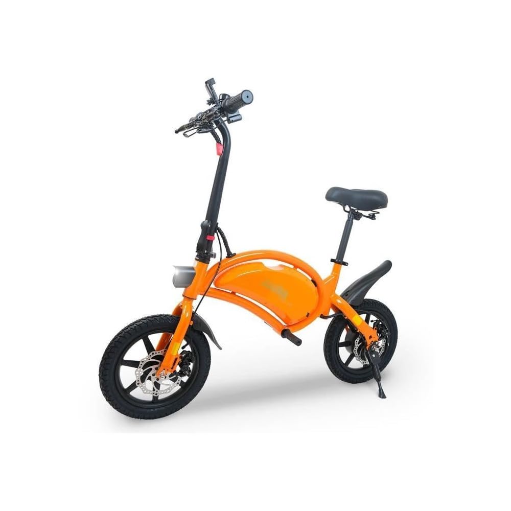 UrbanGlide Draisienne Électrique Adulte 140 Orange – Moteur 250W - Autonomie Jusqu'à 18 km - Roues 14" Gonflables - Batterie 42V/5.2Ah - Poids 15Kg