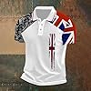 Union Jack 3/Polo Shirts for Men Adult Quick Dry Performance Golf Short Sleeve Breathable Sport Tops Workout Polo T Shirt UK British Flag Print Activewear (Camouflage,4XL) #1