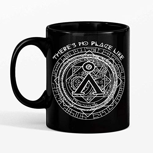 Sayomen - Sci-fi Stargate Sg1 Stargate Atlantis Fantasy Geeky Gift Sci Fi Gift - No Place Like Home - Ceramic Coffee Mug Black/white 11oz 15oz, Mug 15oz Mug With Handle, Coffee Travel Mug
