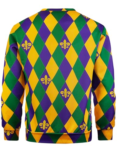 Image of Men's Novelty Festivals Sweatshirts Long Sleeve Shirts Outfits