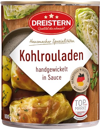 DREISTERN Kohlrouladen 800g mit würziger Fleischfüllung in Sauce