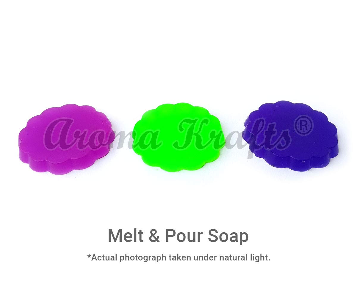 Aroma Krafts Fluorescent Colours (A) for Candle Making - Set of 6 (10 g Each) 1