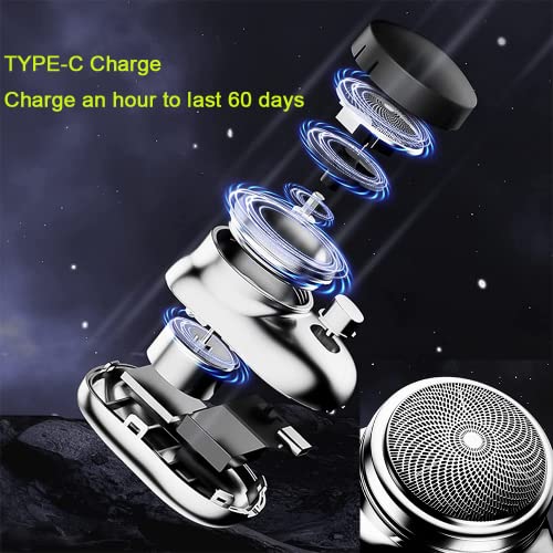 Barbeador elétrico portátil 2023 Mini Travel Pocket Upgradeed Tamanho de bolso Lavável USB Recarregá