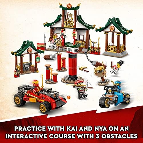 LEGO 71787 NINJAGO Creative Ninja Brick Box Set with Toy Storage, Bricks to Build Dojo, Ninja Car, Motorbike, 6 Minifigures & More, Toys for Kids 5 Plus