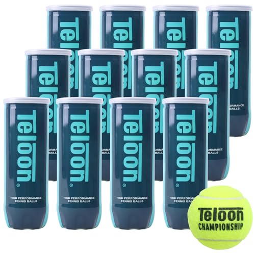 Teloon Championship Tennis Balls - Extra/Regular Duty