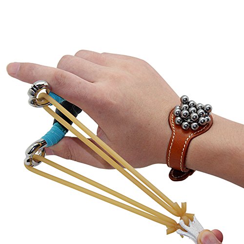 Buy boshiho Mens Leather Wrist Ammo Bracelet Ammo Holder