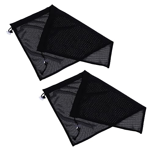 FELTECHELECTR 2Pcs Protection Mesh Shade Curtain with Suction Cups Easy Install Heat Window Shade for Vehicle Interior Comfort Compatible with All Car Models