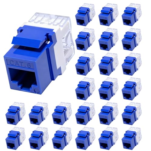 Prise Keystone RJ45 Cat6 Ethernet pour intégrer vos câbles derrière les meubles et cloisons