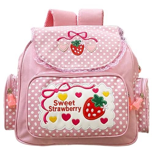 Joli cartable fille thème fraises le cadeau de rentrée idéal