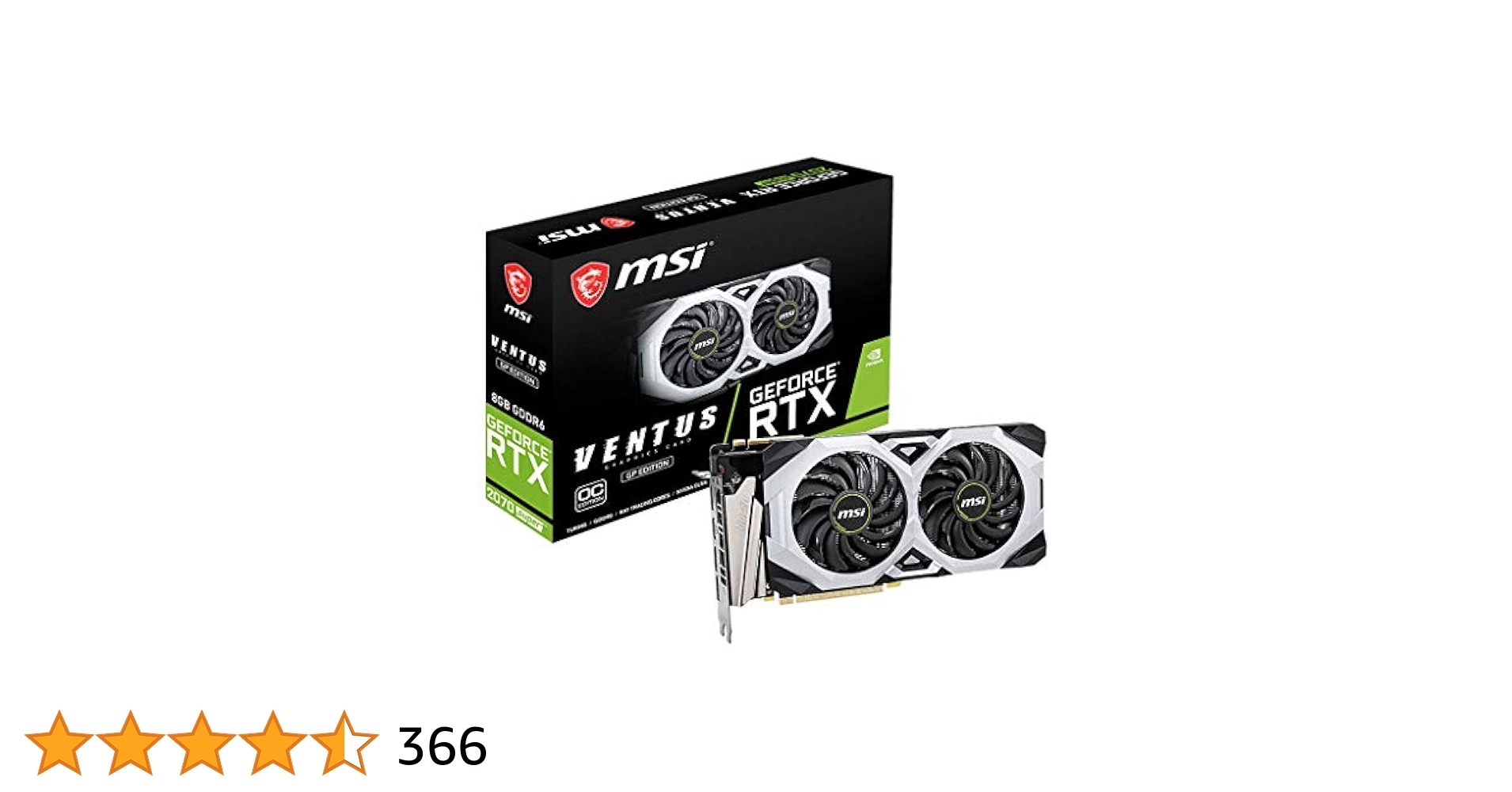 MSI GeForce RTX 2070 super VENTUS OC