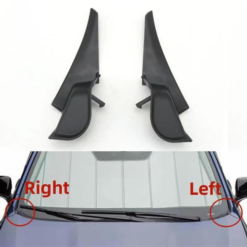 Cakievro Car Windshield Front Wiper Cowl Drain Panel Moulding Trim Cover For Suba-ru Outback Legacy 2004-2009 91423AG010 91423AG000