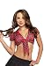 Dreamgirl Women's School Girl Top, Red, Medium/Large