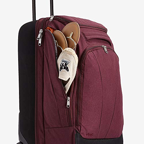 eBags Mother Lode 25 Inches Checked Rolling Duffel (Garnet)