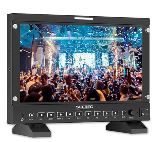 SEETEC P133 PRO 13.3 inch 1000nit High Bright Broadcast Monitor Full HD 1920x1080 with 3G-SDI HDMI DVI 3D LUT HDR Waveform