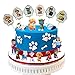 Patrulla Canina Figuras,24 piezas Decoracion Tarta Patrulla Canina,Figuras Patrulla Canina,Decoración para Tartas de Cumpleaños de la Patrulla Canina,Adornos de Cupcakes para Niños Decoración
