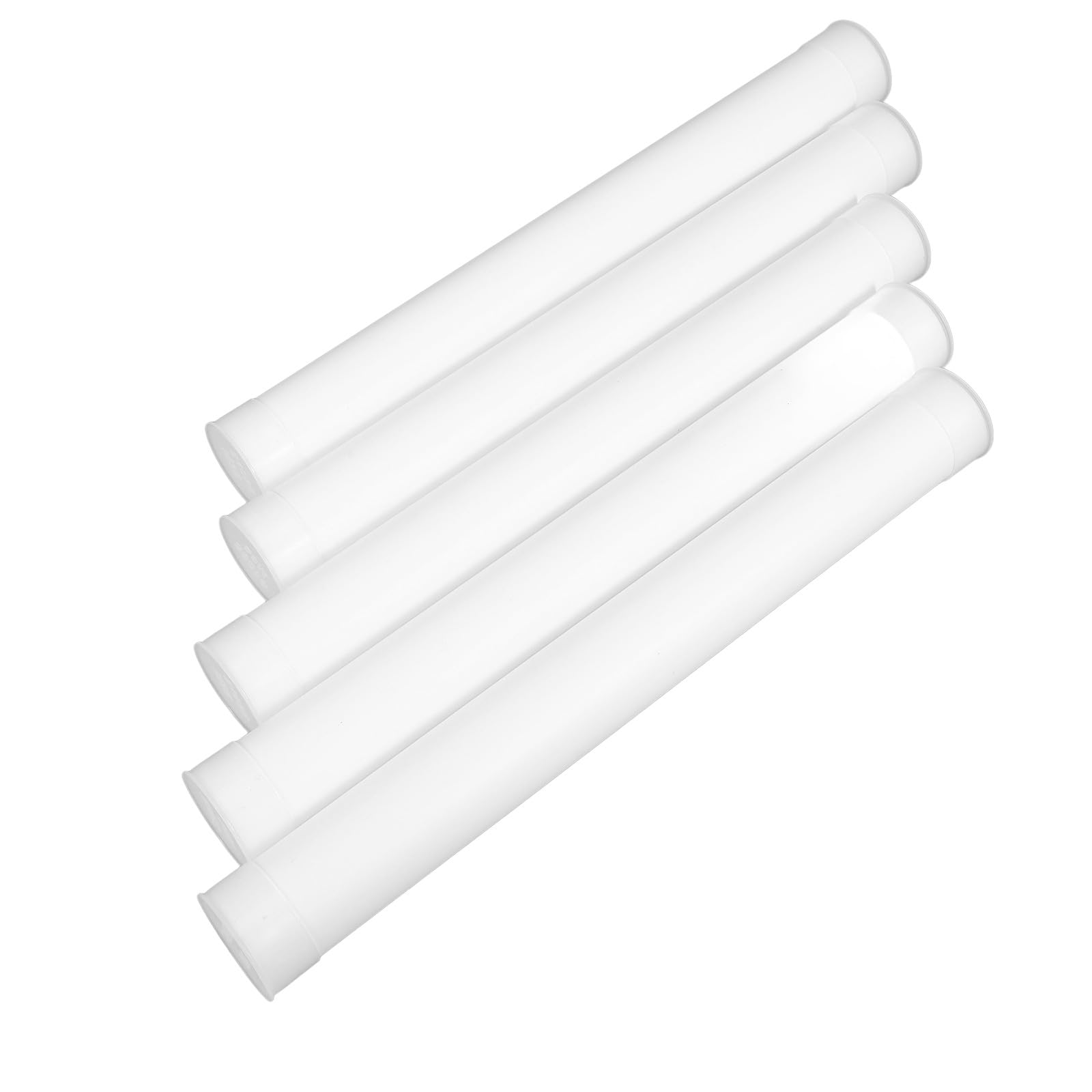 Generic 5pcs A3 Tubes for Posting Lightweight Document Storage Poster Tubes with Large Capacity Pe Material and Versatile Design for Mailing and Storage