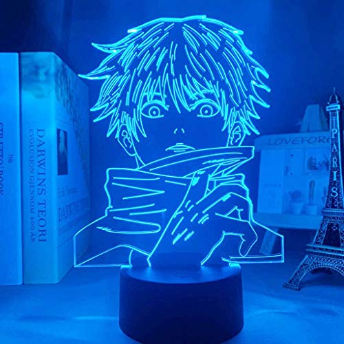 Creative Anime Nachtlicht, LED, 16 Farben, Spielzeug, Satoru Gojo,...