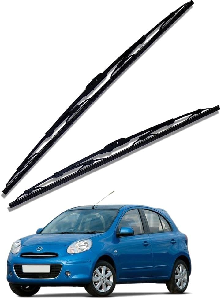 APK - Front Windscreen Replacement Wiper Blades (21''/14'') Compatible With Nissan Micra 2010-2013