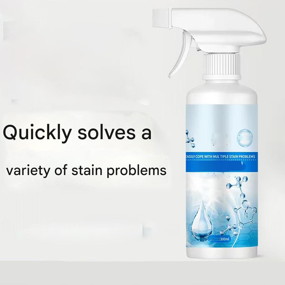 300 ml detergentu w sprayu, środek do usuwania plam z odzieży, usuwania plam z oleju, czyszczenie na sucho w domu, środek do usuwania plam i plam w domu (4 szt.)