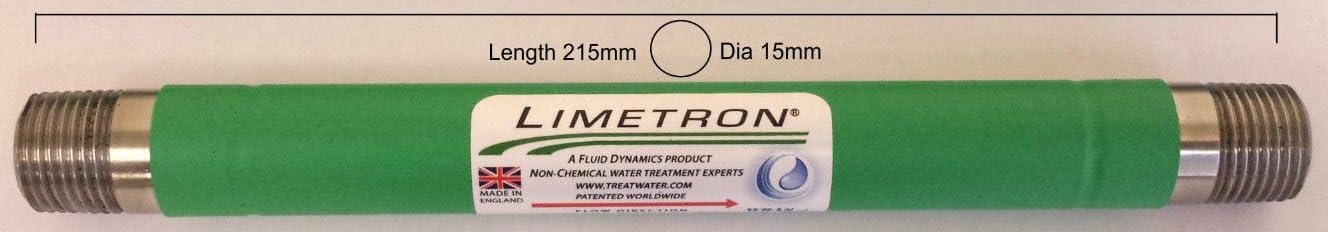 Limetron Inline Water Softener/Conditioner/Hardwater Limescale Remover ½’’ (15mm)