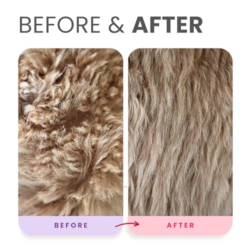 Image of Lillian Ruff PRO Formula Ultra Brightening Dog Shampoo & Leave-in Conditioner Detangler Set - Professional Whitening, Stain Removal, Dematting, Detangling & Odor Control with Aloe & Provitamin B5