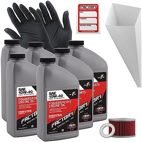 Amazon.com: Factory Racing Parts Oil Change Kit compatible with Honda ...