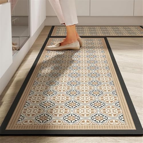 Image of Kitchen Anti Slip Mat for Floor, Waterproof Washable Kitchen Mats, Non Slip Kitchen Floor Mats for Home, Soft Mats for Kitchen, Kitchen Mats for Floor Anti Slip (Prox-JHALI)