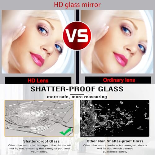 Miroir de courtoisie mural LED haut de gamme avec Smart Touch - 8