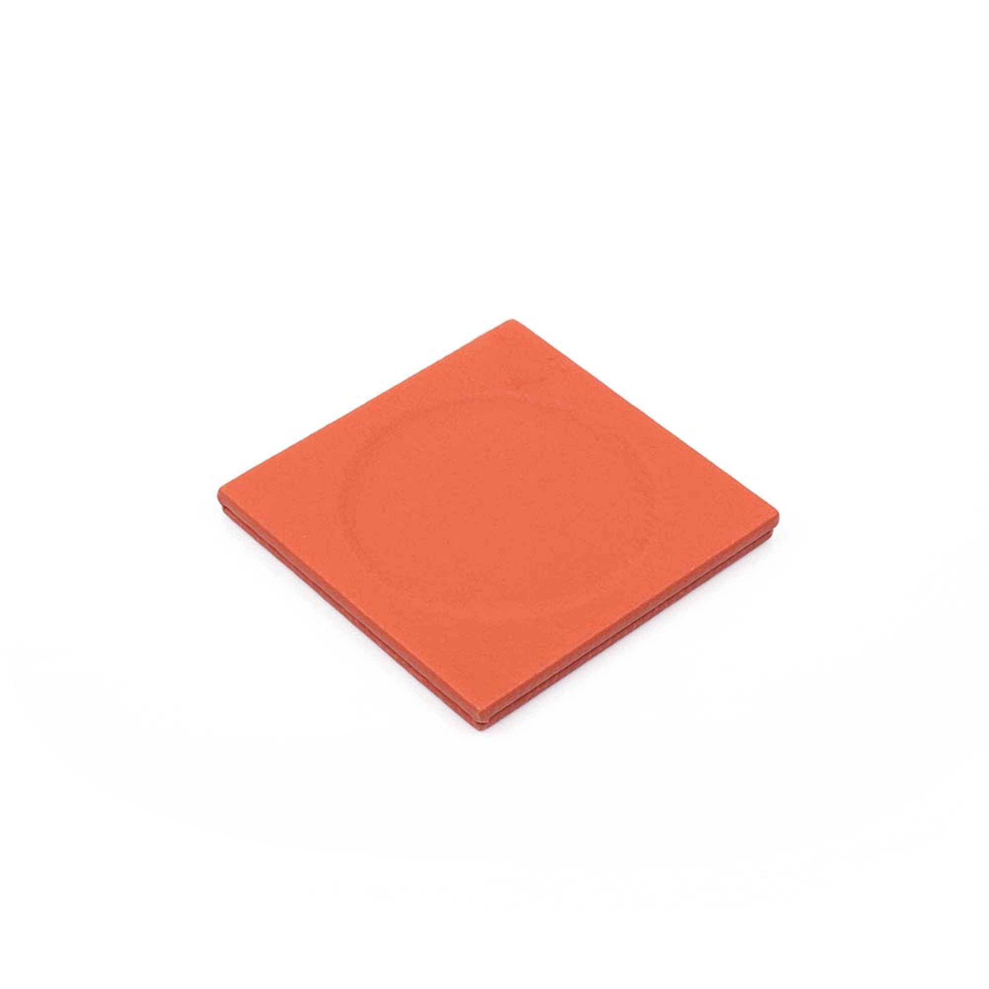 Schreibtisch-Set aus Leder – Schreibtischunterlage – Notizpapierhalter – Stifthalter – Lederuntersetzer – Schreibtischzubehör – Schreibtisch-Organizer – orange (5PCS)