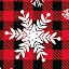 Plaid Snowflakes