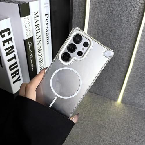 Coque magnétique Galaxy S25 Ultra transparente antichoc résistant aux chutes brutales