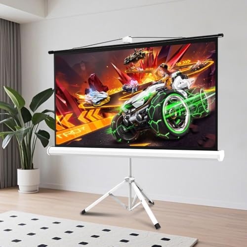 Pantalla portátil 4K HD con trípode 60in 4:3 miniatura 3