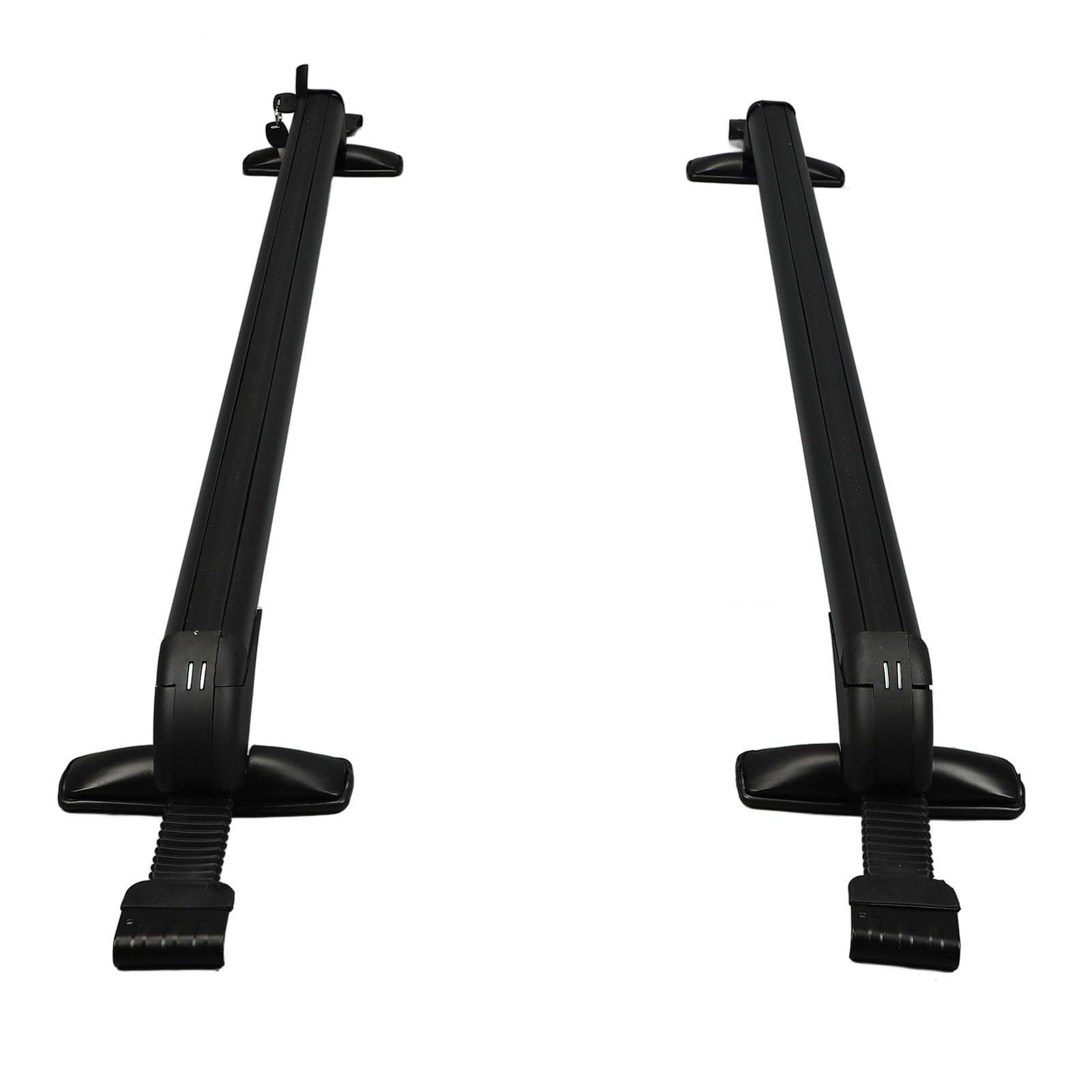 Duokon Portabagagli da Tetto per Auto in Lega di Alluminio, Traverse da 110 Cm, Strumento di Bloccaggio Integrato, Supporto Gratuito per Auto di Piccole Dimensioni Che Trasportano Bagagli, Zaini e