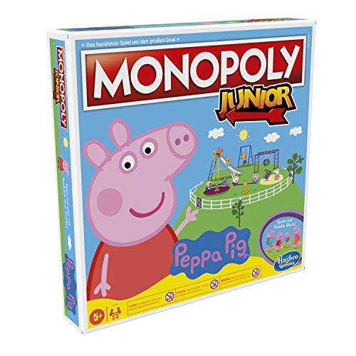 Monopoly Junior: Peppa Pig Edition, Brettspiel für 2 – 4 Spieler, Indoorspiel für Kinder ab 5 Jahren – Bild 6