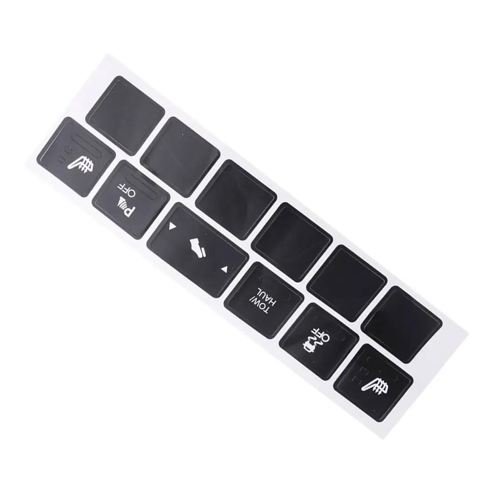 Button Repair Stickers Compatible with Jeep for Cherokee for Commander 2005 2006 2007 2008 2009 Heated for Seat Traction Button Repair Sticker Decals Set