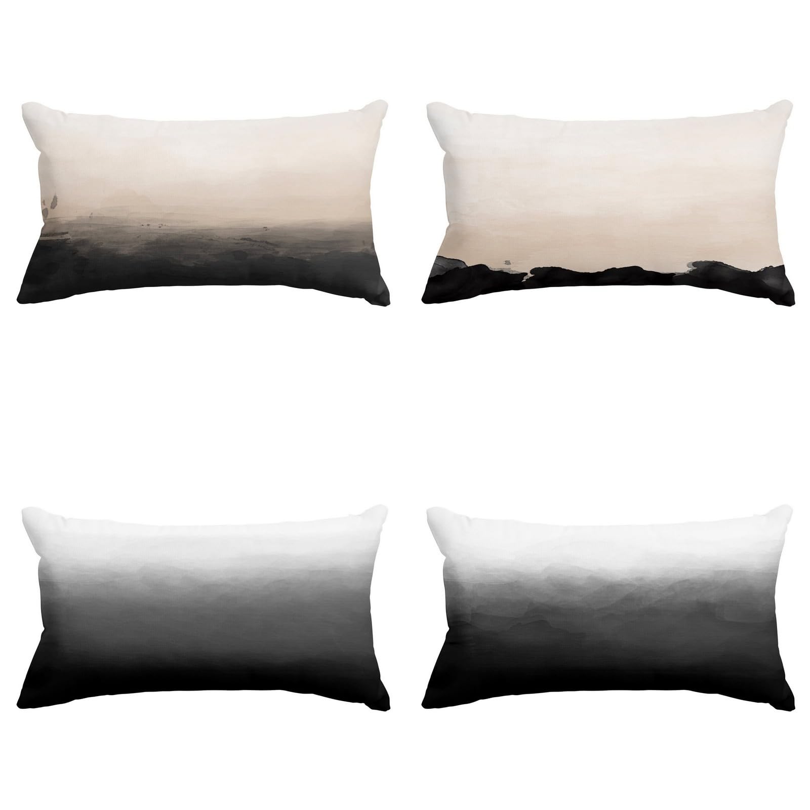 Housse coussin waterproof CEVAN 50x75cm lot de 4