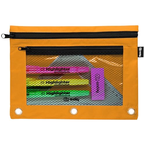 Image of Enday Pencil Pouch (Orange, 1)