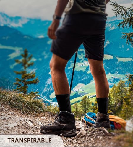 Miniatura 7 de Bulliant Calcetines Hombre 6 Pares, Calcetines Antiampollas Deporte Compresivos Senderismo Medias Futbol,Transpirable Con Suela Totalmente Acolchada 6pares-Negro2643-39-42