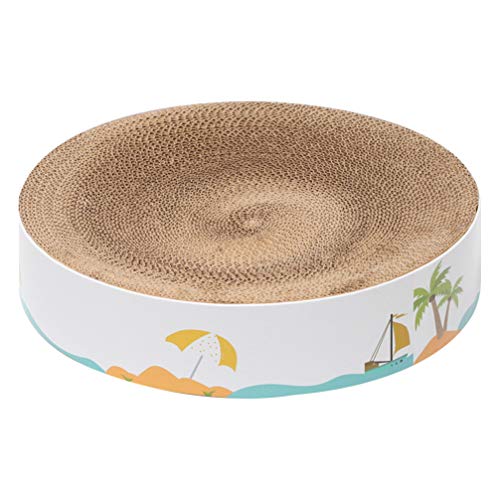 Arranhador de gato Balacoo, brinquedos interativos para gatos em forma de tigela afundada redonda ar