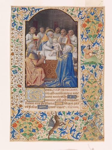 Cuadro clásico de pintura al óleo de Jean Bourdichon: Arte sacro de alta calidad