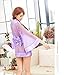 Lingeriecats Sexy Purple Luster Japanese Doll Cosplay Kimono Costume Set (Free Sport Pant)